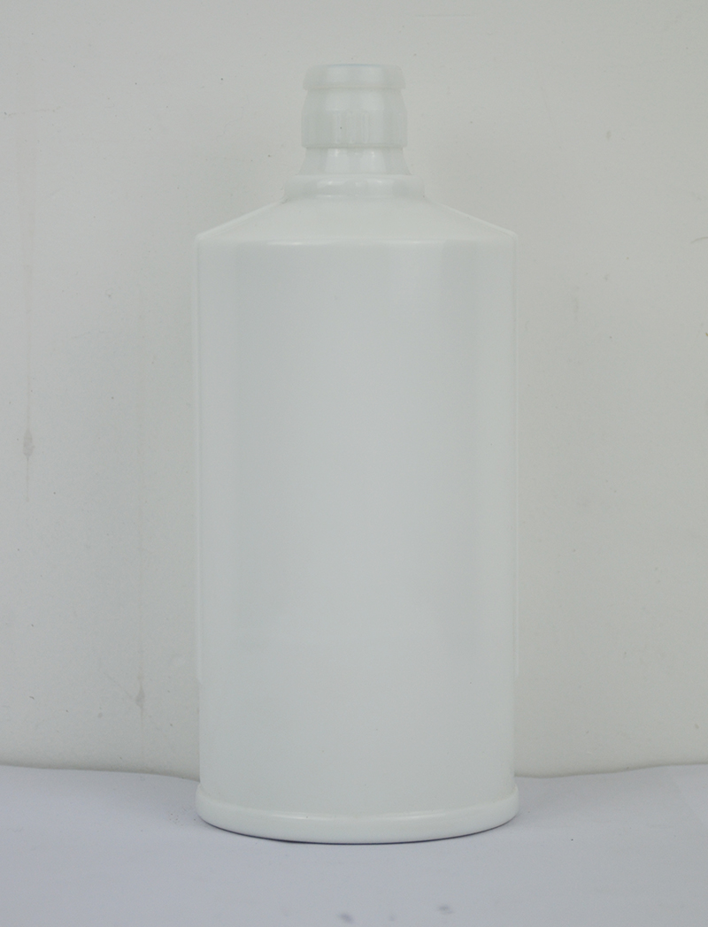 舟山乳白玻璃酒瓶