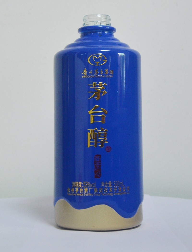 广东 喷釉玻璃酒瓶销售厂家